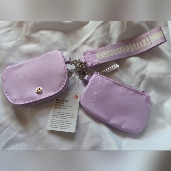 lululemon athletica Accessories - Dual Pouch Wrislet With Never Lost Keychain